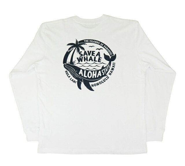 長袖 Tシャツ メンズ Hulalani Hawaii フララニ ハワイアン (メンズ/ホワイト) 234HU1LT031 サーフブランド 送料無料 ハワイアン雑貨 ハワイアン 雑貨 ハワイ