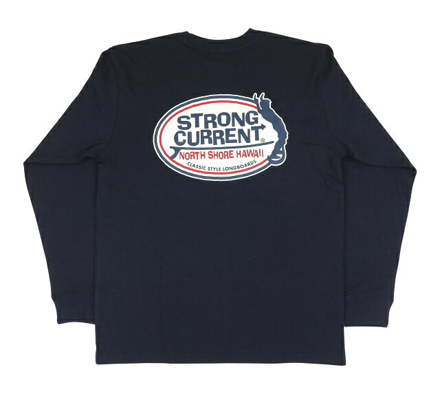 長袖 Tシャツ メンズ STRONG CURRENT ストロングカレント ハワイアン (メンズ/ネイビー) 234SC1LT061 サーフブランド 送料無料 ハワイアン雑貨 ハワイアン ハワイ