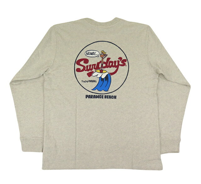 長袖 Tシャツ メンズ SURF DAY'S サーフデイズ ハワイアン (メンズ/アイボリー) 234SF1LT051 サーフブランド 送料無料 ハワイアン雑貨 ハワイアン 雑貨 ハワイ