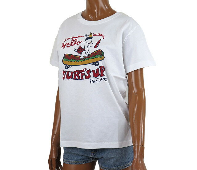 半袖 Tシャツ レディース SURF'S UP サーフズアップ (レディース/ホワイト) ハワイアン雑貨メール便対応可 サーフブランド ハワイアン 雑貨 ハワイ ハワイアン