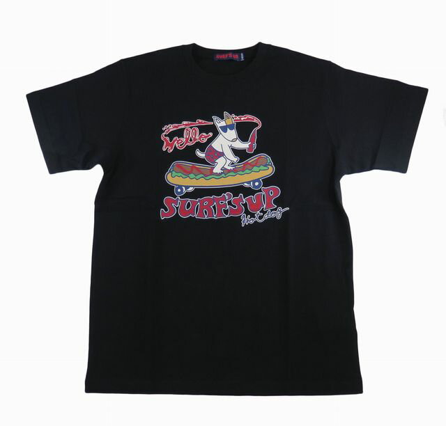 半袖 Tシャツ メンズ サーフズアップ SURF'S UP (メンズ/ブラック)ハワイアン雑貨メール便対応可 サーフブランド ハワイアン 雑貨 ハワイ ハワイアン