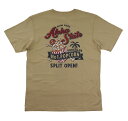 半袖 メンズ Tシャツ フララニ ハワイ ハワイアン サーフブランド (メンズ/S.ベージュ) Hulalani ハワイアン雑貨 232HU1ST035 送料無料 サーフ 雑貨 ハワイ