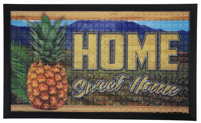Rakuten - ハワイアン雑貨 インテリア ハワイアン 雑貨 KC HAWAII トロピカルドアマット (パイナップル) 玄関マット HOME マット ハワイ お土産 ハワイアン インテリア