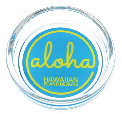 ハワイアン雑貨 インテリア ハワイアン 雑貨　ハワイアン☆Old-Fashioned 灰皿 マルチトレイ HOA-011 Aaloha(サックス)ハワイアン雑貨 ハワイ お土産 ハワイアン インテリア