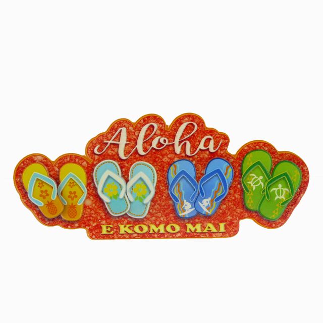 ハワイアン インテリア ハワイアン雑貨 ALOHA アロハデコア スリッパ ハワイアン 雑貨 ハワイ お土産 ハワイアン