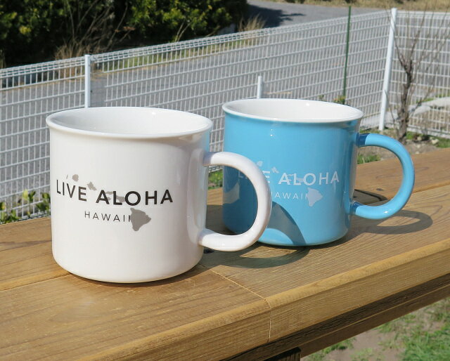 ハワイアン マグカップ コーヒーカップ ハワイアン雑貨 マグカップ リブアロハマグカップ ハワイアン 雑貨 ハワイ おしゃれ 食器 500mlのサムネイル
