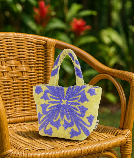 Rakuten - キャシーマム トートバッグ バッグ Kathy Mom Island Style ハワイアン ハウオリシリーズ (リリー/イエロー) レディース ハワイアン雑貨 ハワイ レッスンバッグ ランチバッグ