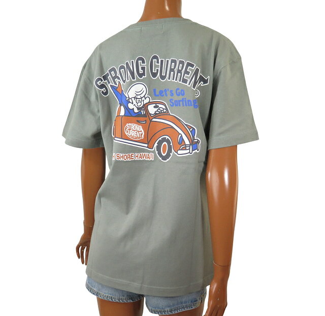 半袖 Tシャツ レディース ストロングカレント STRONG CURRENT ハワイアン雑貨 2025新作 サーフブランド..