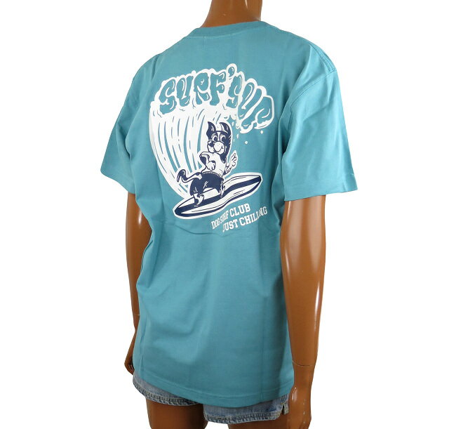 半袖 Tシャツ レディース サーフズアップ SURF'S UP 新作 ハワイアン サーフブランド (レディース/M.サックス) ハワイアン雑貨 242SU2ST120 おしゃれ カジュアル ハワイ