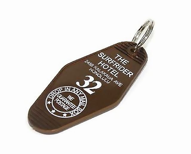 Rakuten - ハワイ サーフライダーホテル ルームキー キーホルダ タグ レプリカ ハワイアン雑貨 ハワイ雑貨 ハワイ お土産 メール便対応可 ハワイアン インテリア
