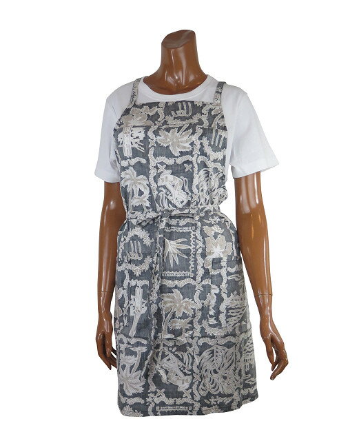 ハワイアン パベヒエプロン(ブラック)