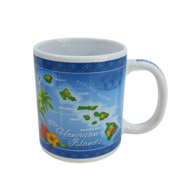 ハワイアン雑貨 マグカップ (アイランドマップ...の紹介画像3