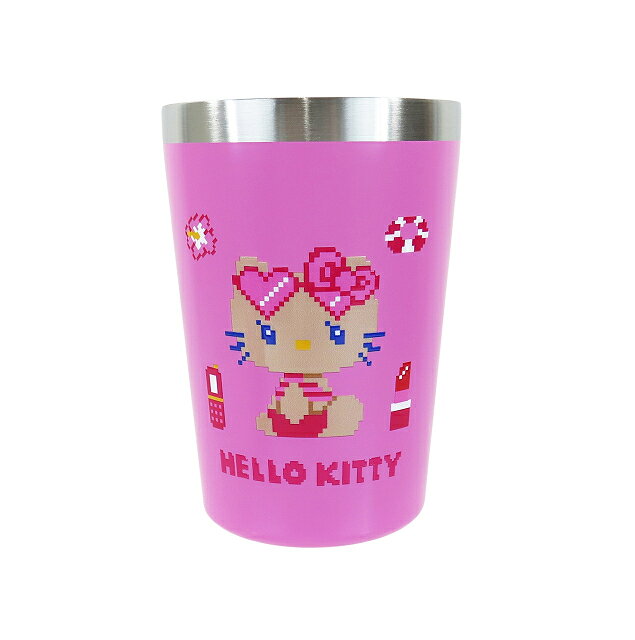 日焼け キティ ハローキティ 保冷保温 ステンレスタンブラー HELLO KITTY サンリオ...