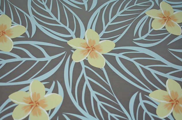 ハワイアンモチーフ PPランチョンマット(プルメリア)