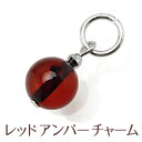 New チャーム パーツ【琥珀 レッドアンバー】パワーストーン 天然石チャーム ビーズ ネックレス/ペンダントトップ/ストラップ/ブレスレット/ピアス/イヤリン...