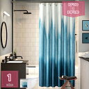 シャワーカーテン おしゃれ カーテンリング付き 防水 防カビ ユニットバス 浴室 子供部屋 洗面所 玄関 押し入れ クローゼット 間仕切り 目隠し 花柄 チェック かわいい 北欧 ビニールカーテン 冷気除け リング付き holosbird-goods1