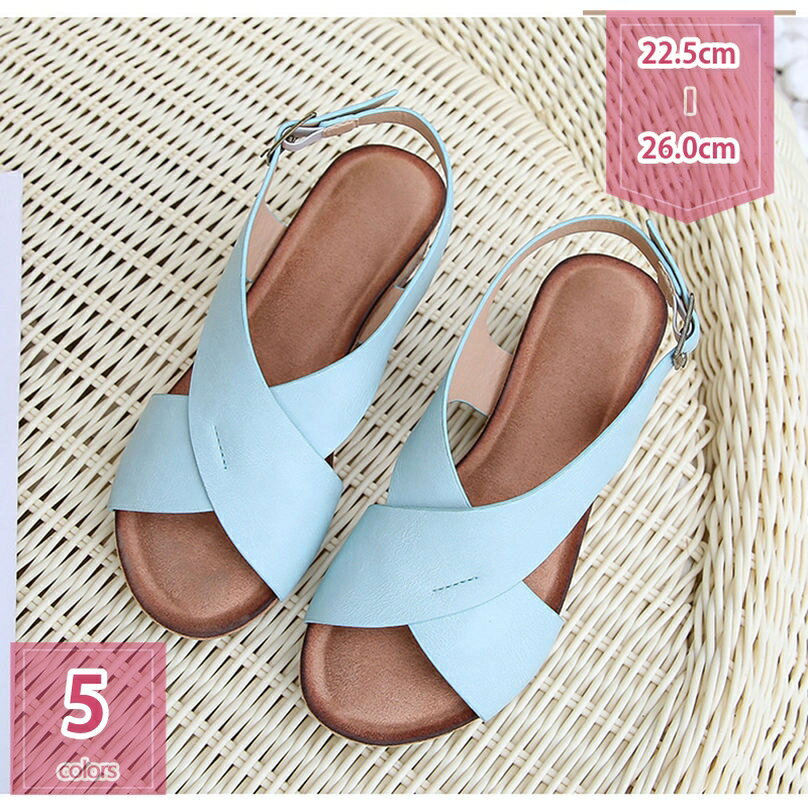 500円OFFクーポン ブーツサンダル レディース ショート カジュアル ウェッジ ストラップサンダル サマ..