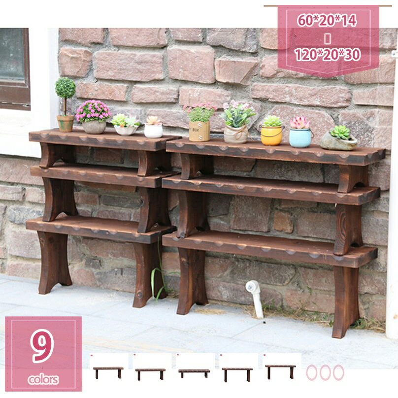 1000円OFFクーポン フラワースタンド アイアンラック1段 （ブラック） 組み立て簡単 落ち着く花台 イン..