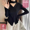777円OFFクーポン レディース トップス 秋冬 vネック セーター ニット 冬服 カットソー 長袖 オフィス カジュアル 柔らかい 薄手 無地 ストレッチ ...
