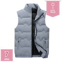 ダウンベスト メンズ チョッキ ベスト 冬服 かっこいいベスト おしゃれ 立ち襟 アウター 防寒着 中綿ベスト 春 秋 冬 フードなし 襟付き 前開き ポケット ゆったり 通勤 学生 部屋着 カジュアル ノースリーブ ジャケット holosbird-goods1