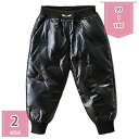 777円OFFクーポン ダウンパンツ パンツ キッズ 男の子 女の子 ダウン ロング丈 ボトムス あったか 防寒 撥水 透湿 防風 暖かい ウエストゴム ファッ...