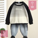 800円OFFクーポン 子供服 男の子 ジャージ 上下セット 秋服 ロングパンツ セットアップ 防寒 キッズ スウェット 長袖 プルオーバー ズボン 2点セット...