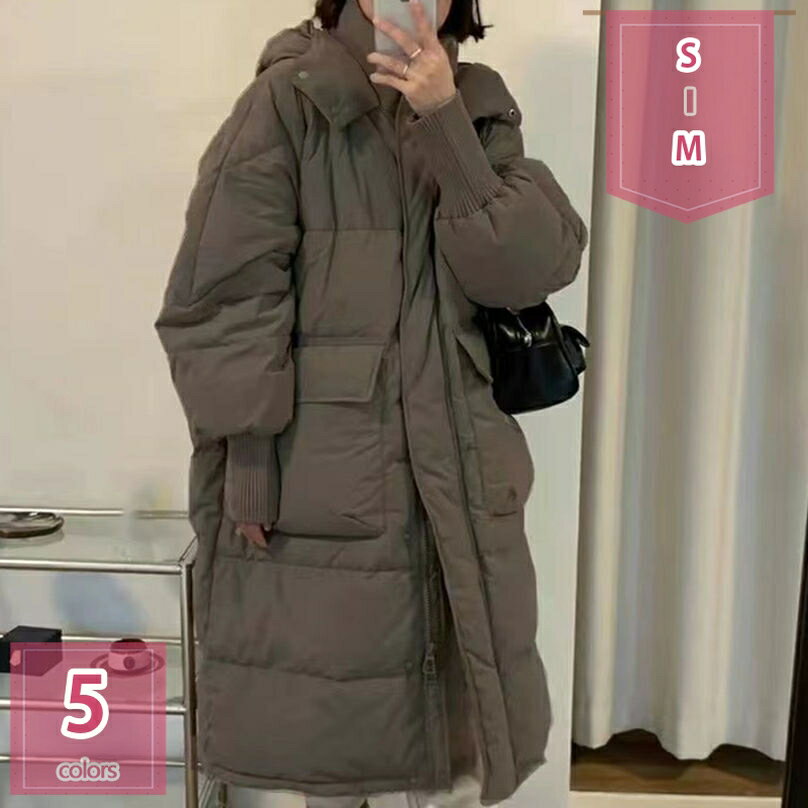 膝下 ベンチコート マキシ丈 レディース 冬 可愛い フード付き 中綿コート アウター ロングコート ジャンパー ファッション ハイネック ジップアップ 厚手 軽量 バイク 通勤 通学 秋冬 冬アウター きれいめ 冬服 可愛い holosbird-goods1