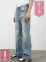 1600円OFFクーポン デニムパンツ メンズ ブーツカット ヴィンテージ加工 ダメージ デニム パンツ ブーツカット ジーンズ ジーパン カジュアル おしゃれ ゴルフ 股上深め ゆったり 春 夏 秋 holosbird-goods1
