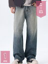 1600円OFFクーポン デニムパンツ メンズ おしゃれ パンツ デニム ジーパン ワイド バギー Gパン ズボン ゆったり 大人 春 秋 男性 メンズファッション holosbird-goods1