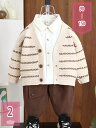 1600円OFFクーポン ベビーセットアップ 3点セット 上下セット 男の子 ベビー服 子供服 子供 子供シャツ ニットカーディガン パンツ キッズ服 春秋 長...