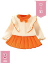 500円OFFクーポン 子供服 ベビー服 プリーツスカート セットアップ 上下セット キッズ ニットセーター 女の子 ガールズ 長袖セーター 花見 公園 プルオ...