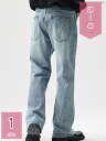 1600円OFFクーポン フレアデニムパンツ メンズ ストレート ブーツカットパンツ ヴィンテージ カジュアル 大きいサイズ ズボン Gパン 長ズボン 体型カバー メンズファッション holosbird-goods1