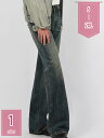 1600円OFFクーポン フレア デニムパンツ メンズ レディース 男女兼用 ボトムス ズボン デニム ジーパン ブーツカットパンツ 春 秋 holosbird-goods1