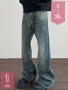 1600円OFFクーポン デニムパンツ メンズ レディース ブーツカット Gパン オシャレ 大人 ジーパン ボトムス ストレッチ フレアパンツ ブーツカットデニム ストレート holosbird-goods1