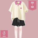 セットアップ 女の子 キッズ 韓国子供服 パンツセット 夏 ガールズ Tシャツ ショートパンツ 2点セット スポーツウェア アウトドア 部屋着 夏服 半袖 パジ...