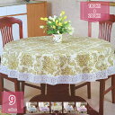 300円OFFクーポン 円形 テーブルクロス 防水 防油 テーブルマット 幾何学 チェック柄 デスクマット 食卓カバー レストラン 撥水 丸 汚れ防止 装飾 飾...