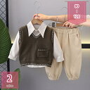 800円OFFクーポン 子供服 セットアップ セーター ニットベストニット+ズボン+シャツ 長袖 3点セット 男の子 上下セット キッズ フォーマルベビー服 大きいサイズ 柔らかい赤ちゃん 幼児服 通園結 婚式 卒業式 お宮参り 結婚式 七五三 秋 冬 holosbird-goods1