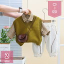 300円OFFクーポン 3点セット セットアップ カーディガン 長袖Tシャツ 上下セット ニットカーディガン 長袖シャツ 長ズボン パンツ 韓国子供服 男の子 ...