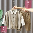 300円OFFクーポン 子供服 キッズ フォーマル スーツ 赤ちゃん 男の子 ベビー服 3点セット シャツ ニットベスト ズボン 誕生日 卒園式 入園式 七五三...