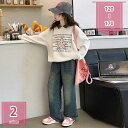 キッズ 子供服 女の子 ジャージ 上下セット ガールズ パーカー デニムパンツ 2点セット 長袖 セットアップ スウェット 運動着 スポーツウェア ジュニア ア...