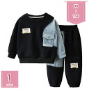 男の子 秋服 2点セット 長袖 トレーナー ロングパンツ 子供服 キッズ 男の子 スウェット セットアップ パーカー ジャージ スポーツウェア 可愛い ボーイズ...