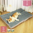 犬 ベッド 中型犬 冬 ペットベッド ふわふわ 洗えるペットベッド 冬用 猫用ベッド クッション ペット用ベッド 寒さ対策 子犬 猫用 寝床 北欧 ペットソファ 滑り止め 多機能 暖かい マット 高反発 おしゃれ かわいい 休憩所 holosbird-goods1
