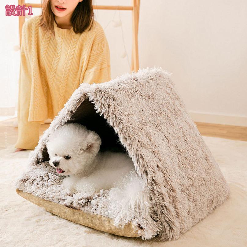 500円OFFクーポン 猫 べッド 猫ハウス 冬 猫用ベッド 犬 ベッド ドーム型 ペットクッション ペットソファ 可愛い 柔らか 水洗え 滑り止め 小型犬 ペット小屋 室内用 ペットベッド キャットハウス 小動物用 ドーム型ベッド 暖かい 犬小屋 安眠 holosbird-goods1 2