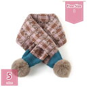800円OFFクーポン ニットマフラー ネックウォーマー キッズ 女の子 男の子 秋冬 ポンポン 男女兼用 Kids 厚手 かわいい 暖かい おしゃれ ジュニア...