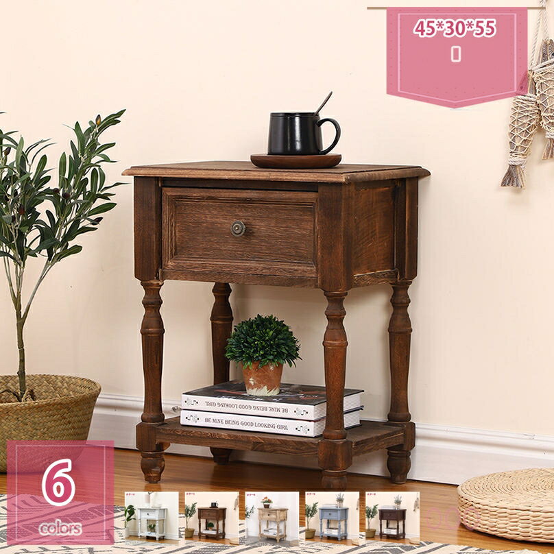 1000円OFFクーポン 電話台 ファックス台 コンソール ナラ材 木製 引き出し 収納家具 サイドテーブル 棚..