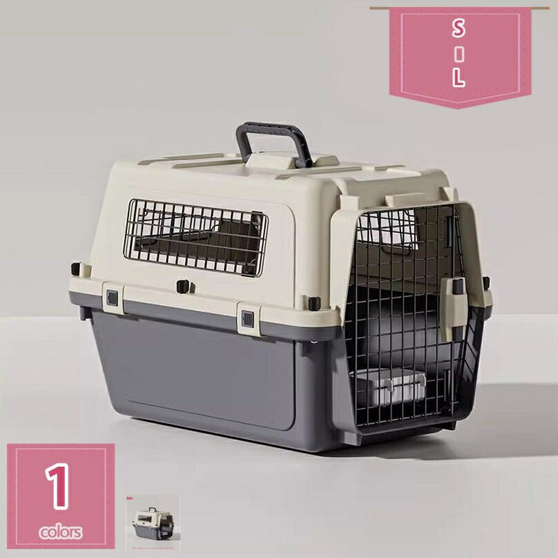 1000円OFFクーポン ペットキャリーバッグ 航空輸送ボックス ペット用 旅行 通院 キャリーケース 航空輸送 キャリーバッグ ねこ 猫 ネコ いぬ 犬 イヌ ペットケンネル 取っ手付き ハードキャリー 室内用ハウス 頑丈 キャンピングキャリー holosbird-goods1