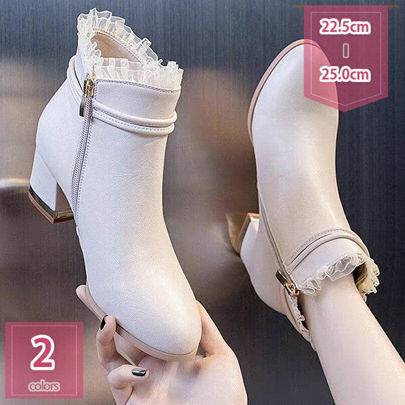 500円OFFクーポン 厚底 ショートブーツ 5CMヒール カジュアル おしゃれ 袴 ブーツ コスプレ レディース..