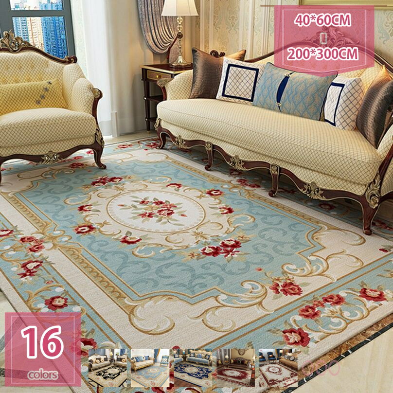 玄関マット ゴブラン織 室内 屋内 ラグマット ベルギー おしゃれ 北欧 花柄 送料無料 ゴブラン ラグ ヨーロピアン ベルギー絨毯 カーペット室内 応接間 ホットカーペット花柄 ヴィンテージ holosbird-goods1