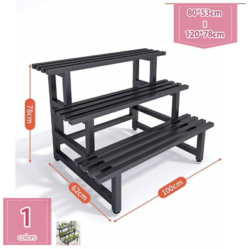 2000円OFFクーポン プランターラック 花置き棚 フラワースタンド シンプル 植物ラック ディスプレイ 盆..