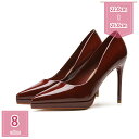 レディース パンプス ポインテッドトゥ ハイヒール 美脚 10.5cmヒール エナメル 美脚 ポインテッドトゥ 歩きやすい 大きいサイズ 痛くない 通勤 フォーマル パーティ 履きやすい 疲れない ブラック ベージュ オシャレ 普段着 holosbird-goods1